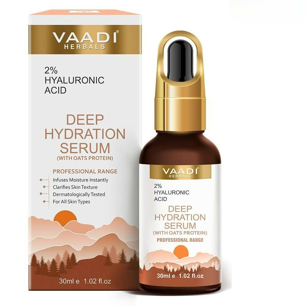 Vaadi Herbals Deep Hydration Serum With 2% Hyaluronic Acid & Oats Protein - Distacart