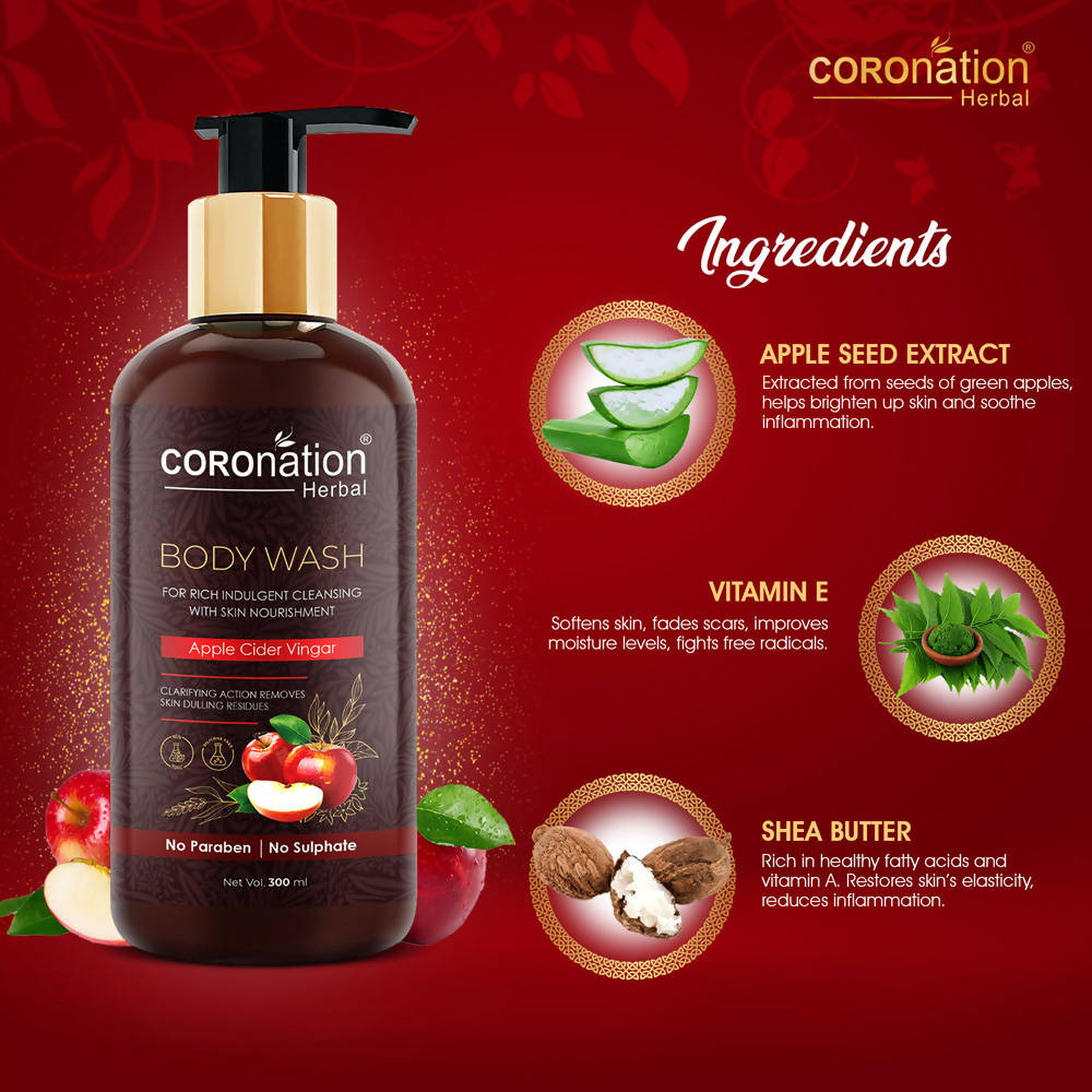 Coronation Herbal Apple Cider Vinegar Body Wash - Distacart
