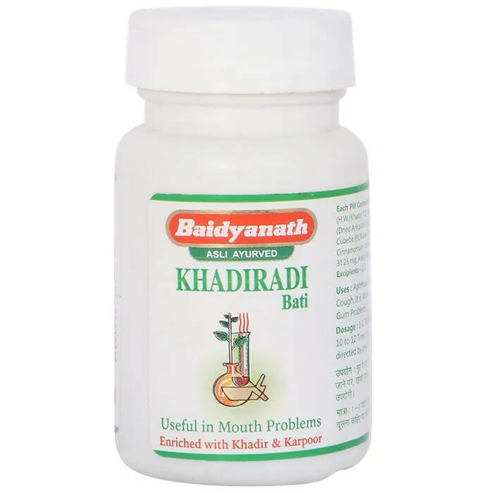 Baidyanath Jhansi Khadiradi Bati - Distacart