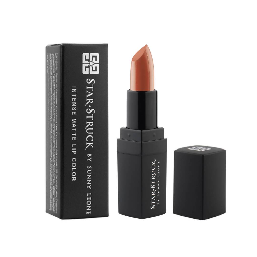 Star Struck By Sunny Leone Intense Matte Lip Color - Caramello - Distacart
