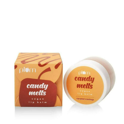 Plum Candy Melts Vegan Lip Balm Caramel Cravings - Distacart
