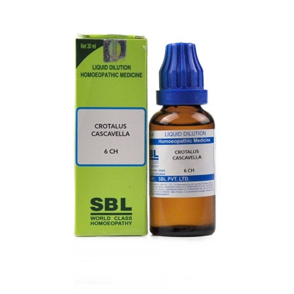SBL Homeopathy Crotalus Cascavella Dilution 6 CH