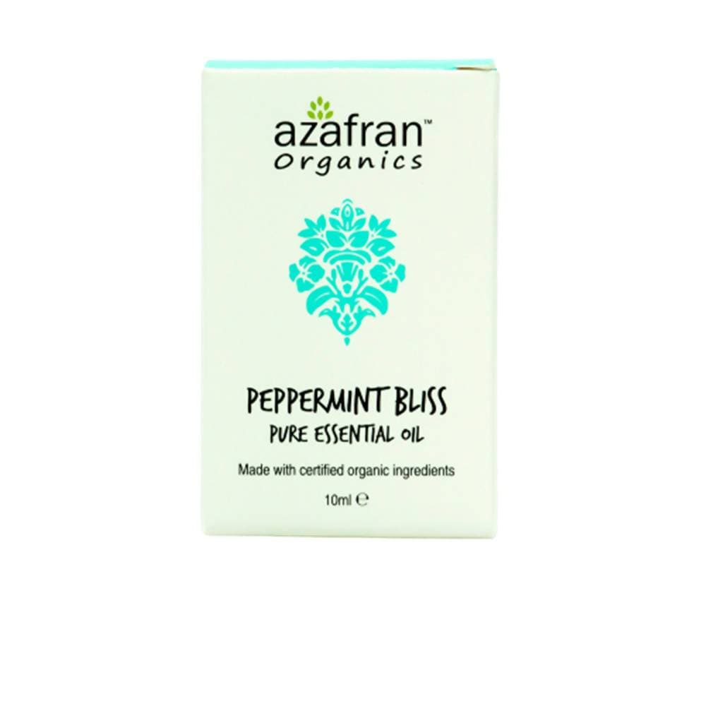 Azafran Organics Peppermint Bliss Pure Essential Oil - Distacart