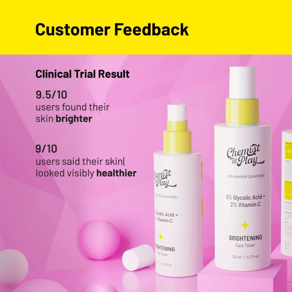Chemist At Play Brightening Face Toner - Distacart