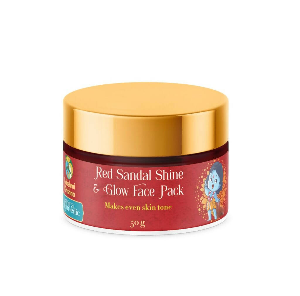 Lakshmi Krishna Red Sandal Shine & Glow Face Pack - Distacart