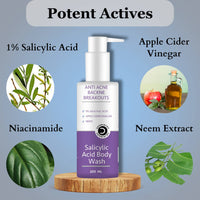 Thumbnail for Dermistry Salicylic Acid Body Wash & Face Serum - Distacart