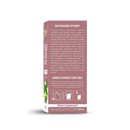 Nutriorg Sugar Care Juice - Distacart