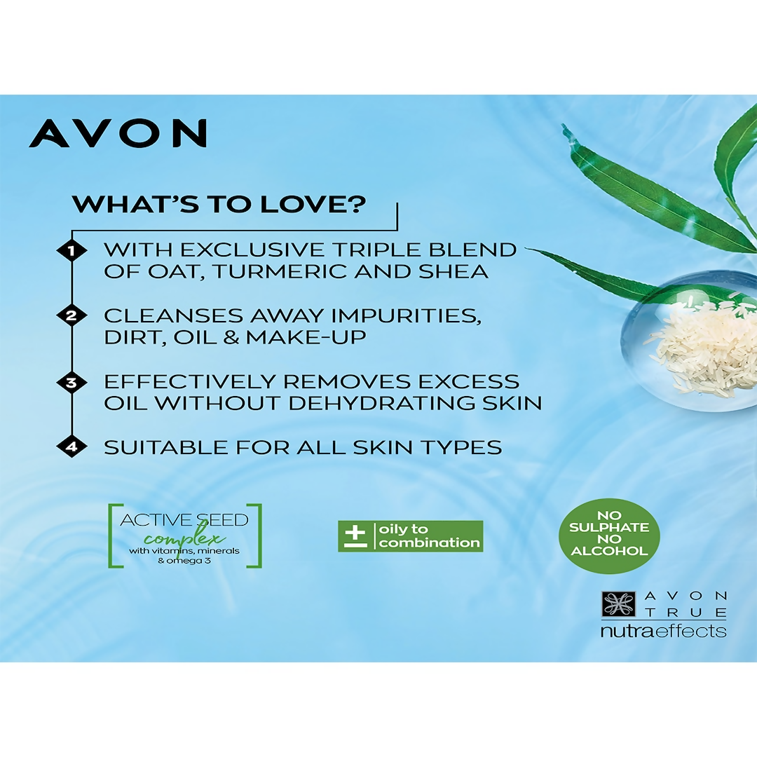 Avon Nutraeffects Matte Fluffy Foam Face Cleanser - Distacart