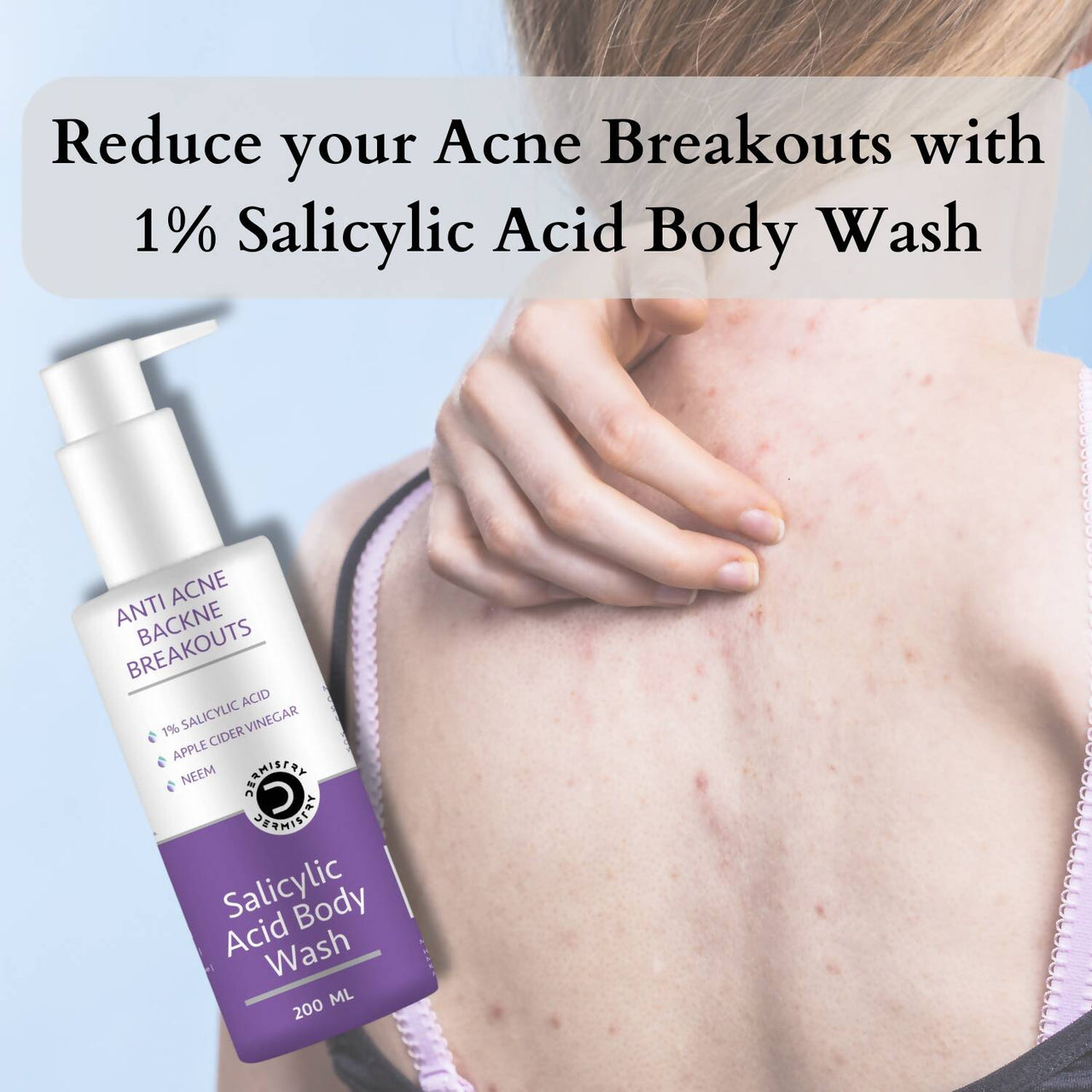 Dermistry Salicylic Acid Body Wash & Anti Acne Foaming Face Wash - Distacart