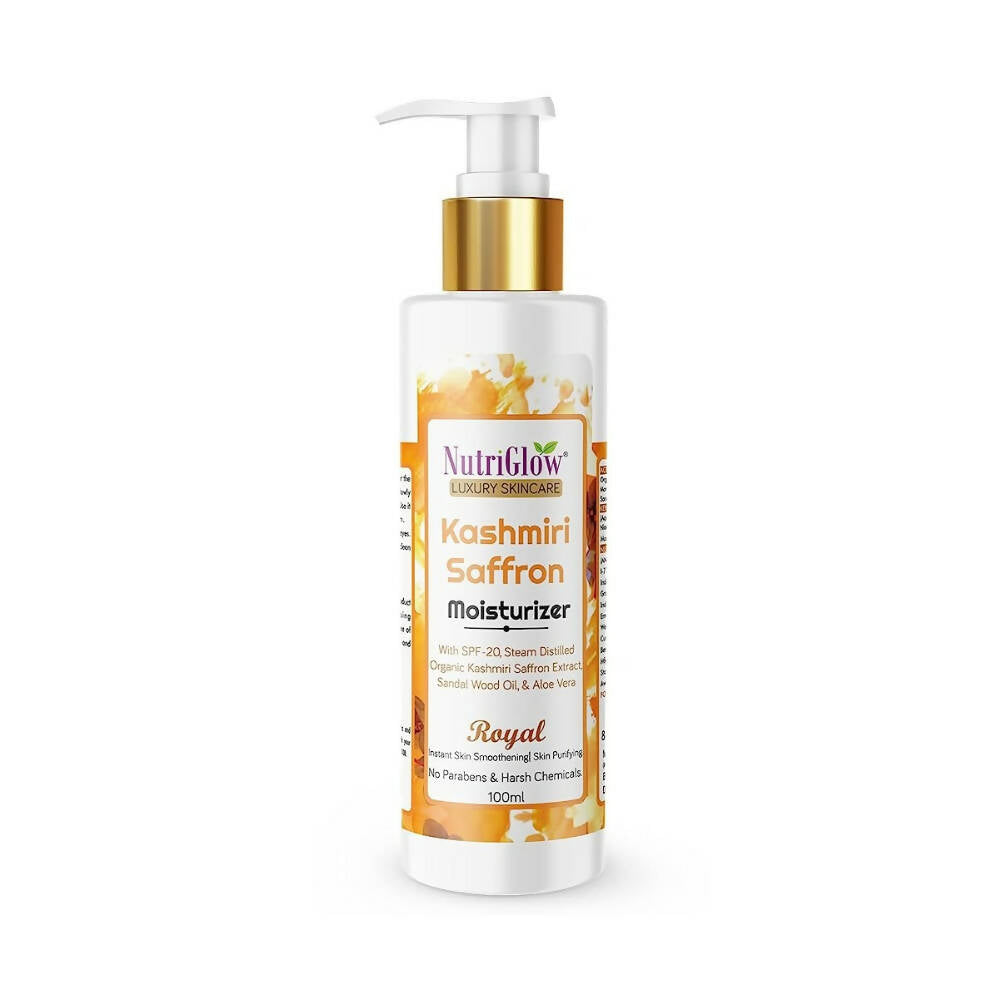NutriGlow Luxury Skincare Kashmiri Saffron Moisturizer with SPF 20 - Distacart