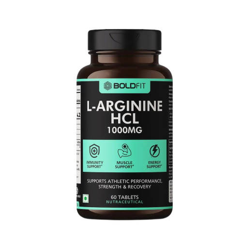 Boldfit L-Arginine Hcl 1000mg Supplement Tables - Distacart