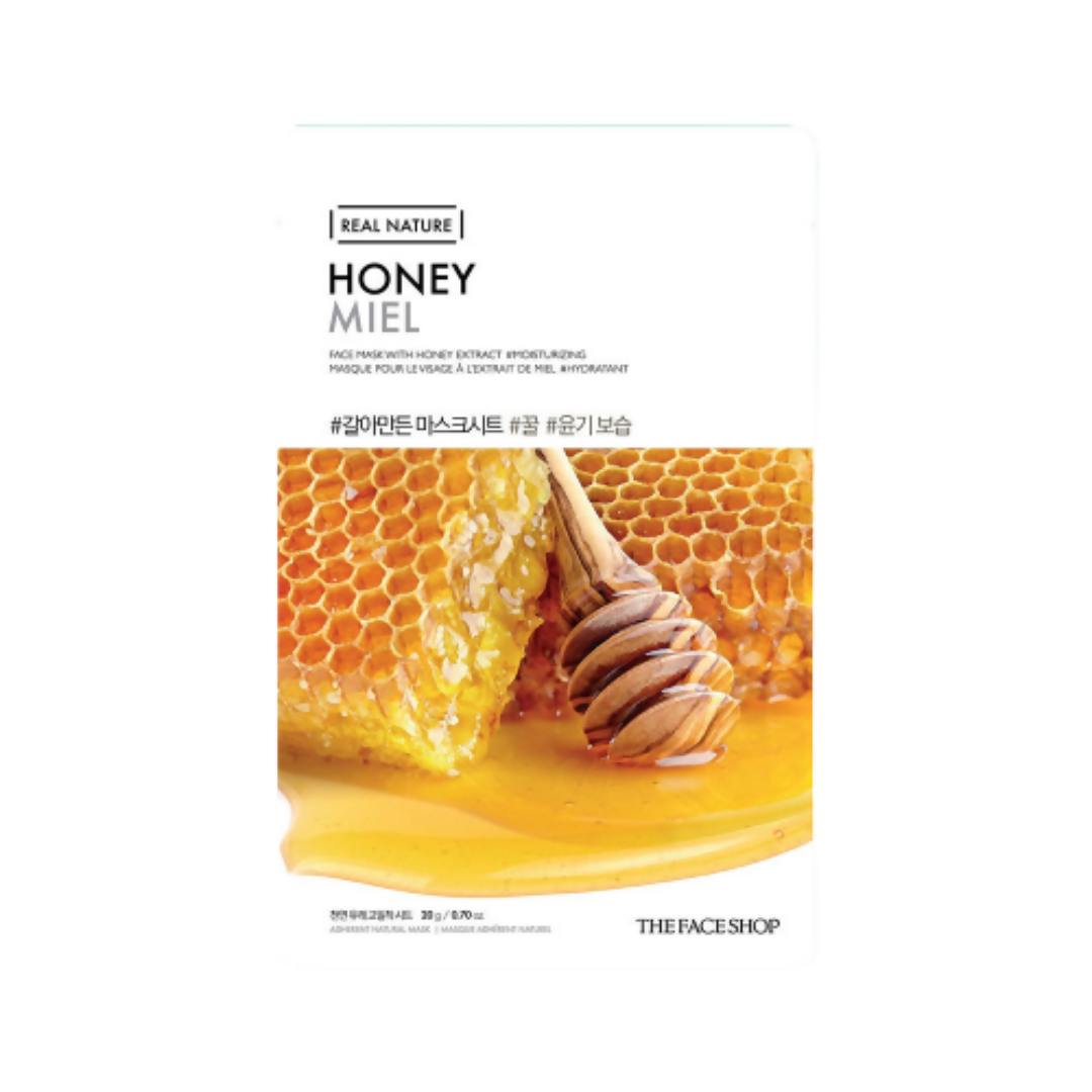 The Face Shop Real Nature Honey Miel Face Mask - Distacart