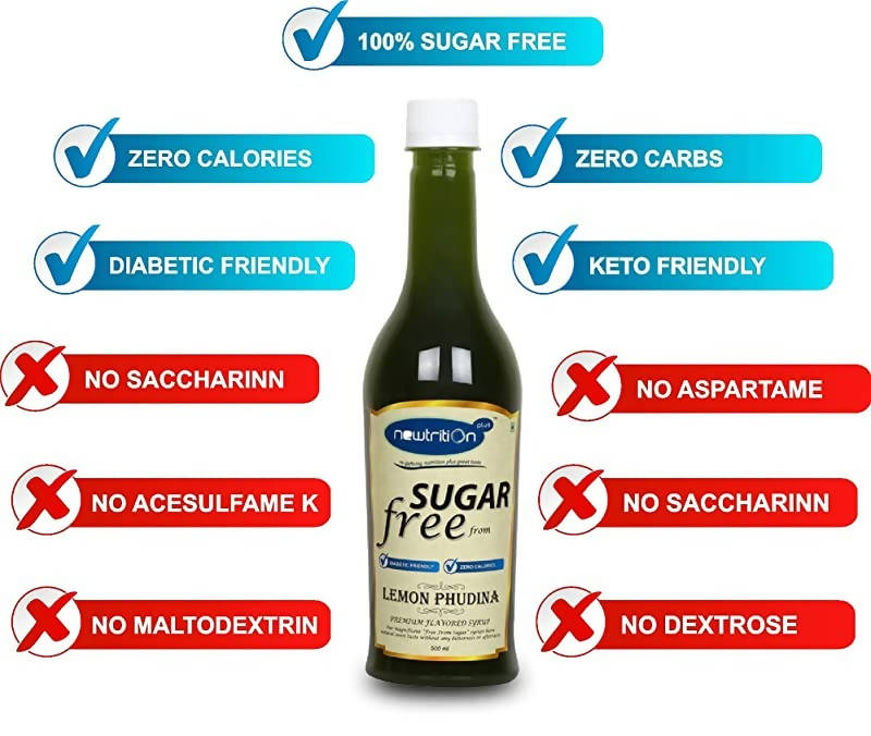 Newtrition Plus Sugar Free Lemon Phudina Syrup