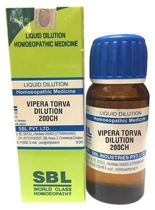 SBL Homeopathy Vipera Torva Dilution