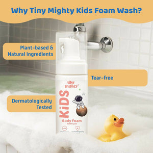 Tiny Mighty Kids Foam Body Wash And Body Lotion Combo - Distacart
