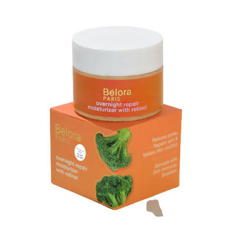 Belora Paris Overnight Repair Moisturizer With Retinol - Distacart