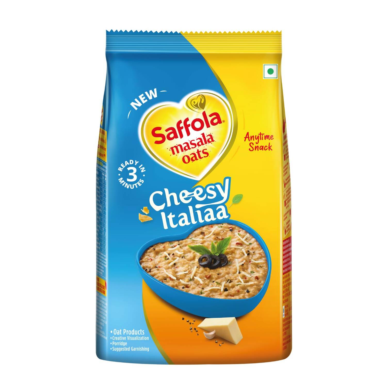 Saffola Cheesy Italian Masala Oats - Distacart