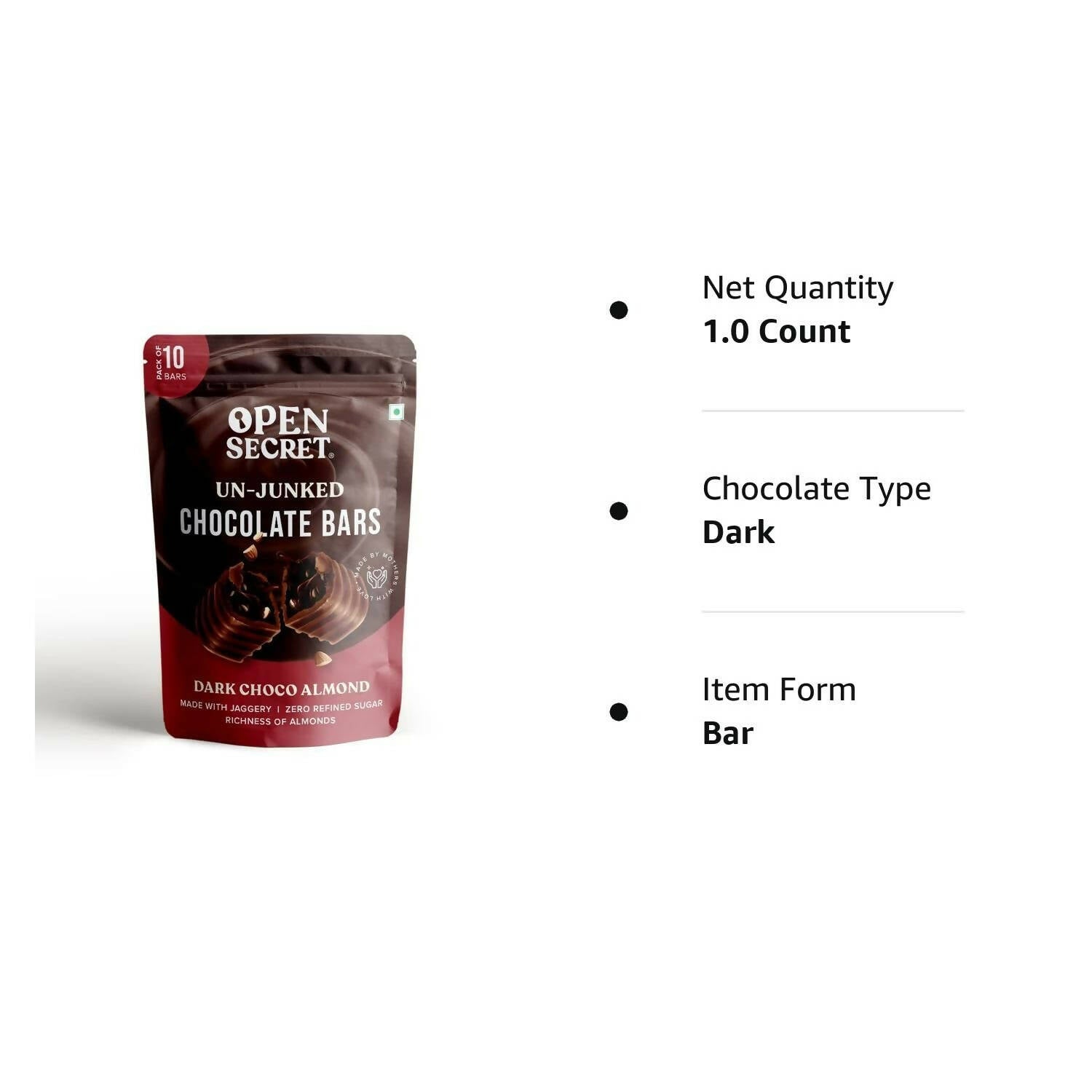 Open Secret Dark Chocolate Gift Pack Box Hamper - Distacart