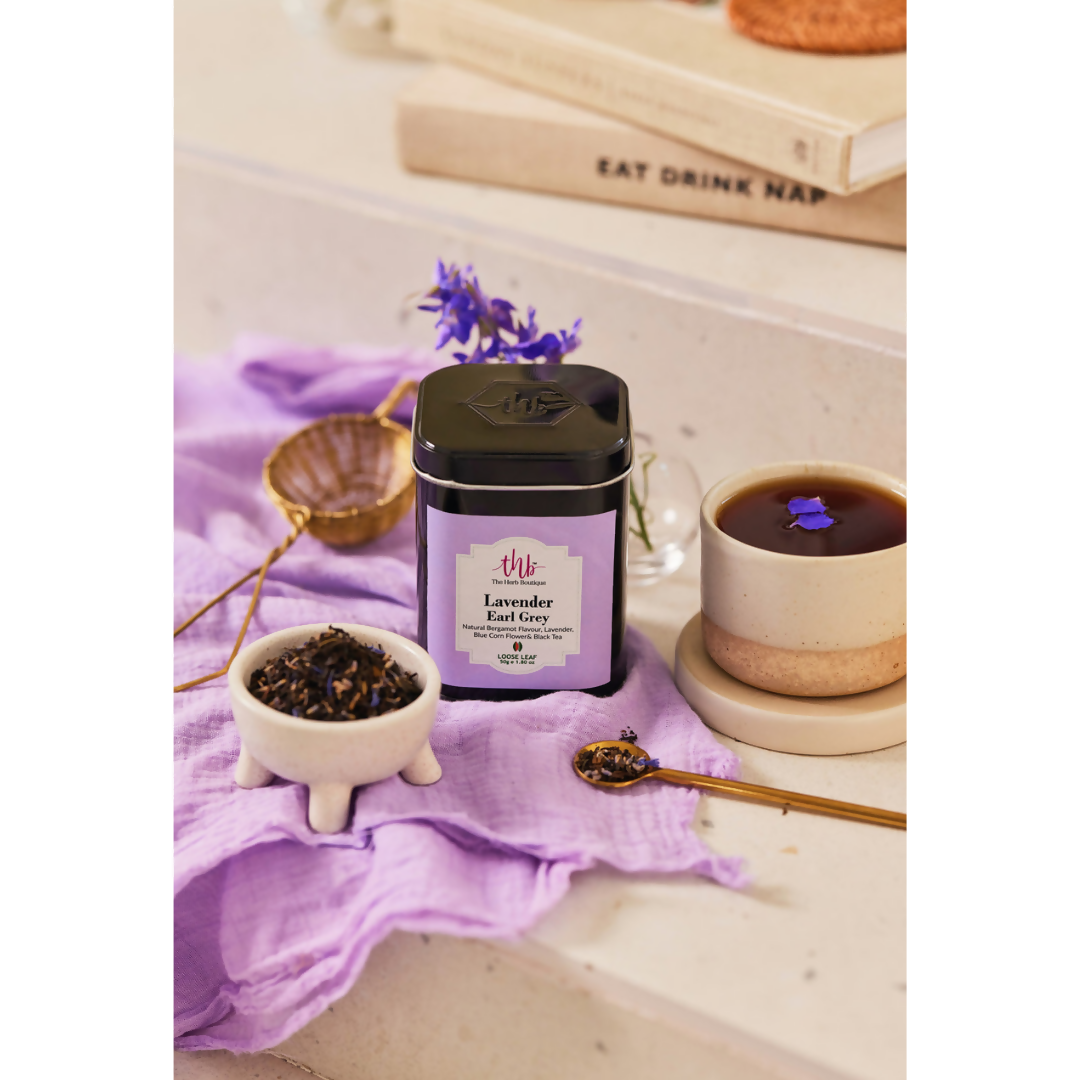 The Herb Boutique Lavender Earl Grey Black Tea - Distacart