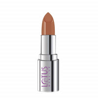 Thumbnail for Lotus Makeup Ecostay Butter Matte Lip Color Earthy Amber, Brown (4 Gm) - Distacart