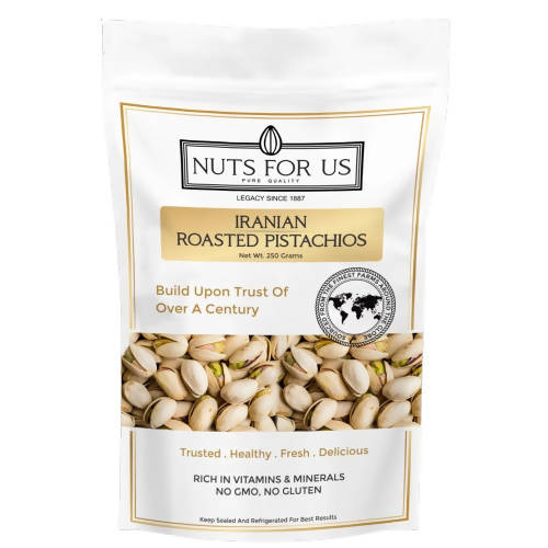 Nuts For Us Roasted Iranian Pistachios (Slightly Salted) - Distacart