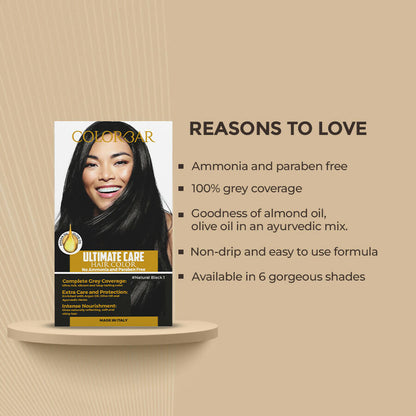 Colorbar Hair Color Natural Black - 1 - Distacart