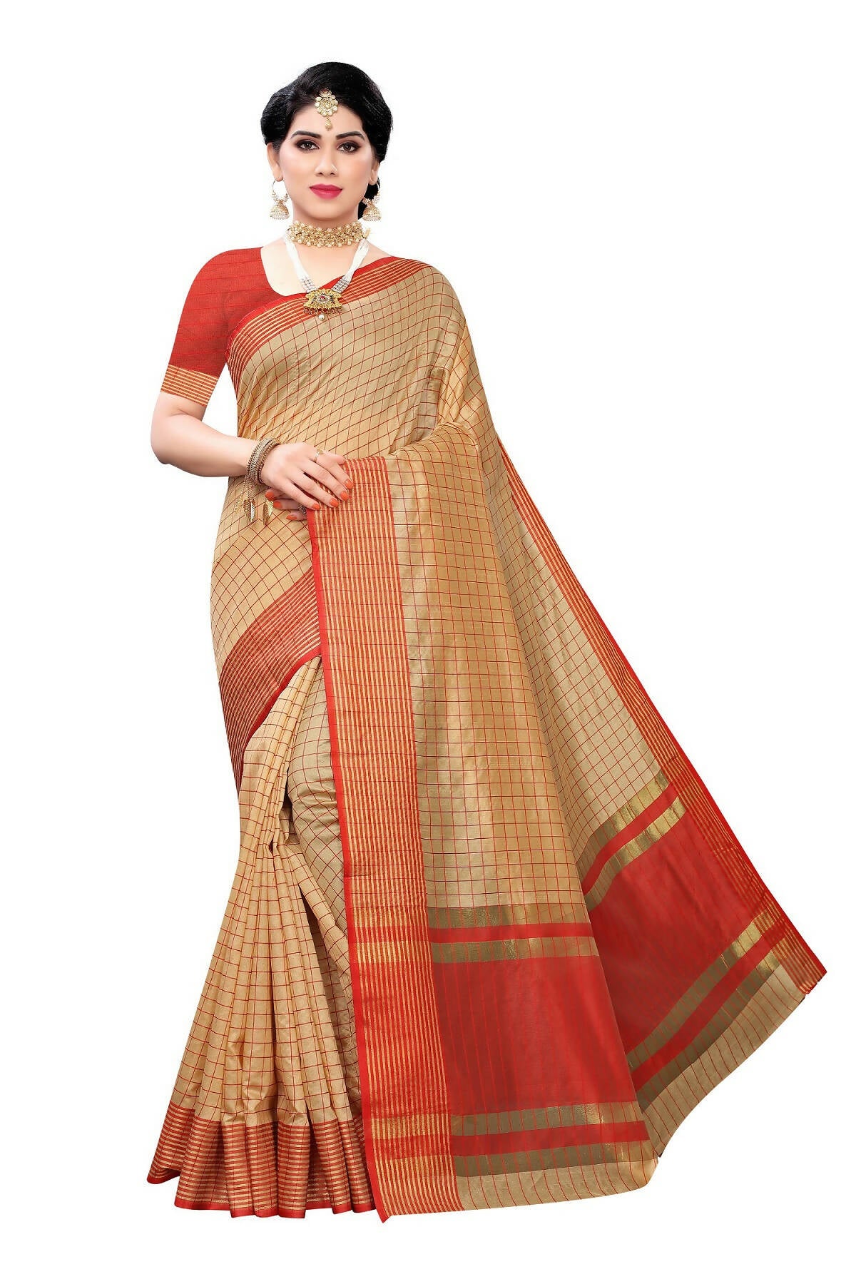Vamika Chiku Cotton Silk Weaving Saree (MANIPURI CHIKU) - Distacart