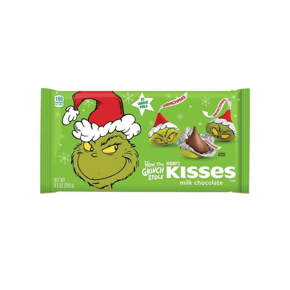 Ajfan Hershey's Kisses Milk Chocolates With Grinch - Distacart