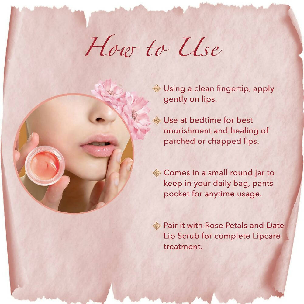 Khadi Essentials Wild Rose Lip Balm with Shea Butter & Essential Oils - Distacart