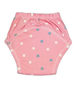 Thumbnail for Kindermum Cotton Padded Pull Up Training Pants/Padded Underwear For Kids Peachy Star & Green Car-Set of 2 pcs - Distacart