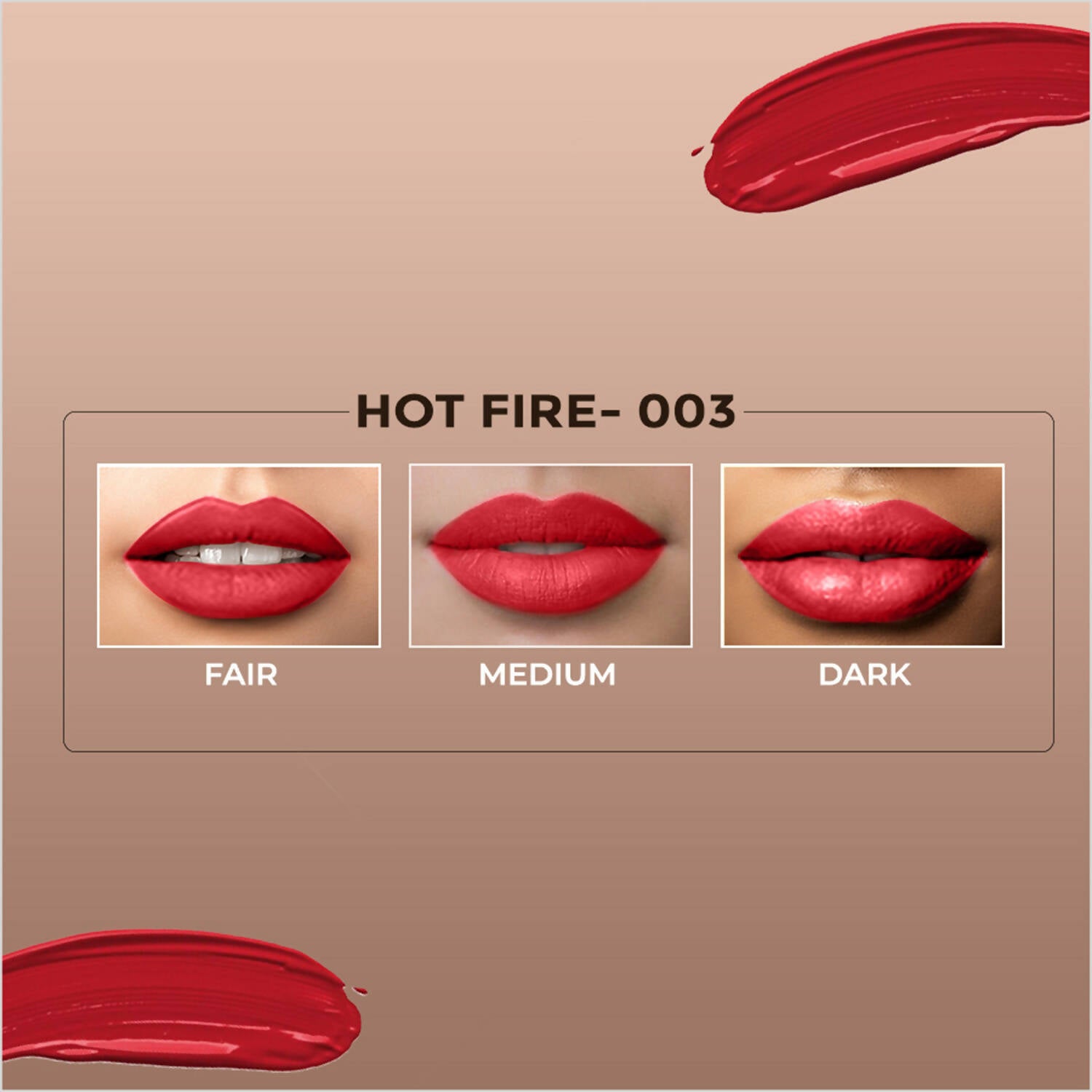 Colorbar Powerkiss Vegan Matte Lipcolor- Hot Fire - Distacart