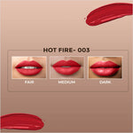 Thumbnail for Colorbar Powerkiss Vegan Matte Lipcolor- Hot Fire - Distacart