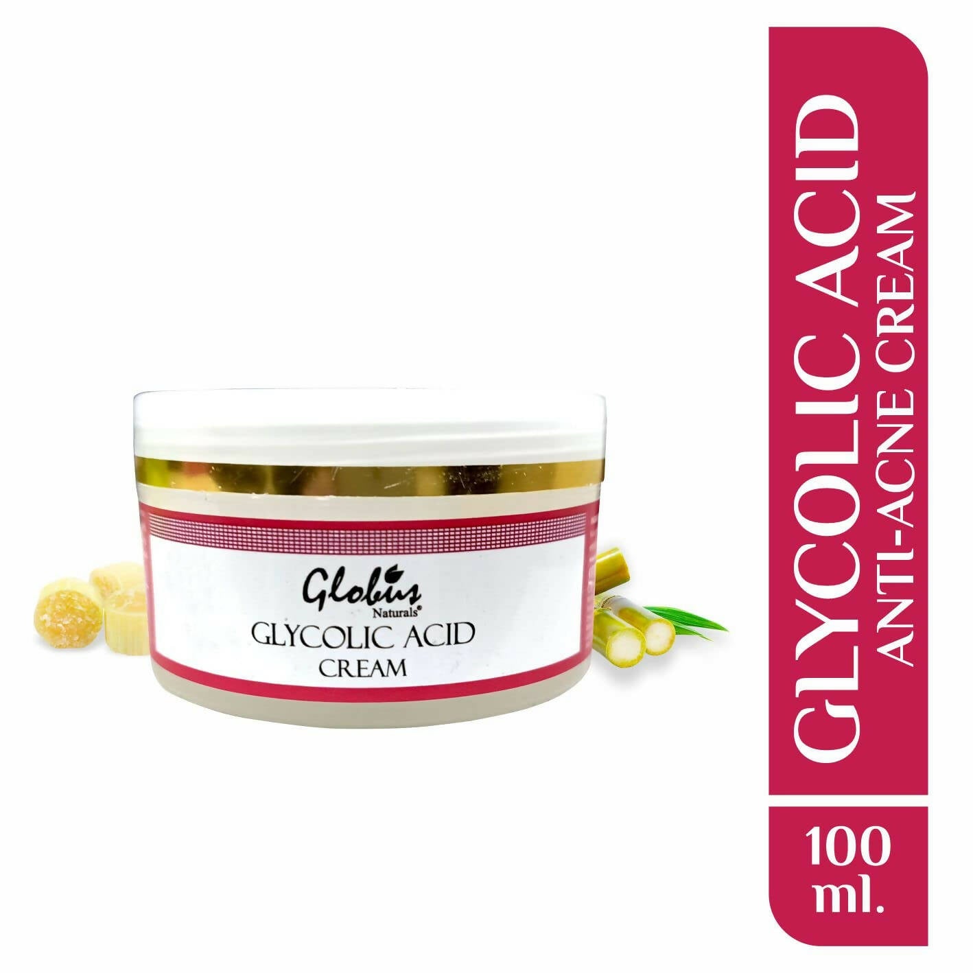 Globus Naturals Glycolic Acid Face Cream - Distacart