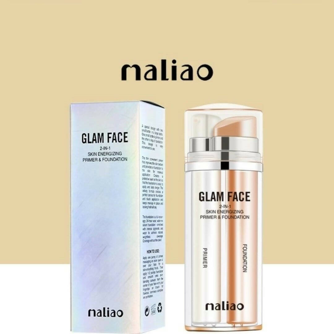 Maliao Professional 2In1 Skin Energizing Primer & Foundation - Distacart