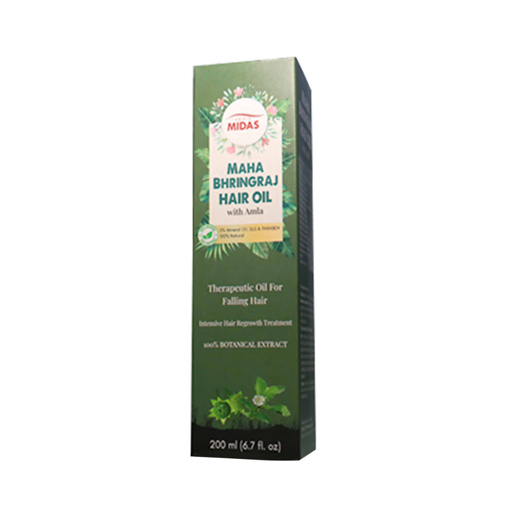Vedic Midas Maha Bhringraj Hair Oil - Distacart