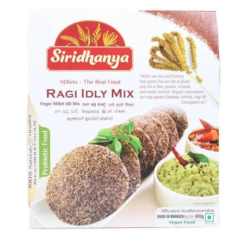 Siridhanya Finger Millet/Ragi Idli Mix