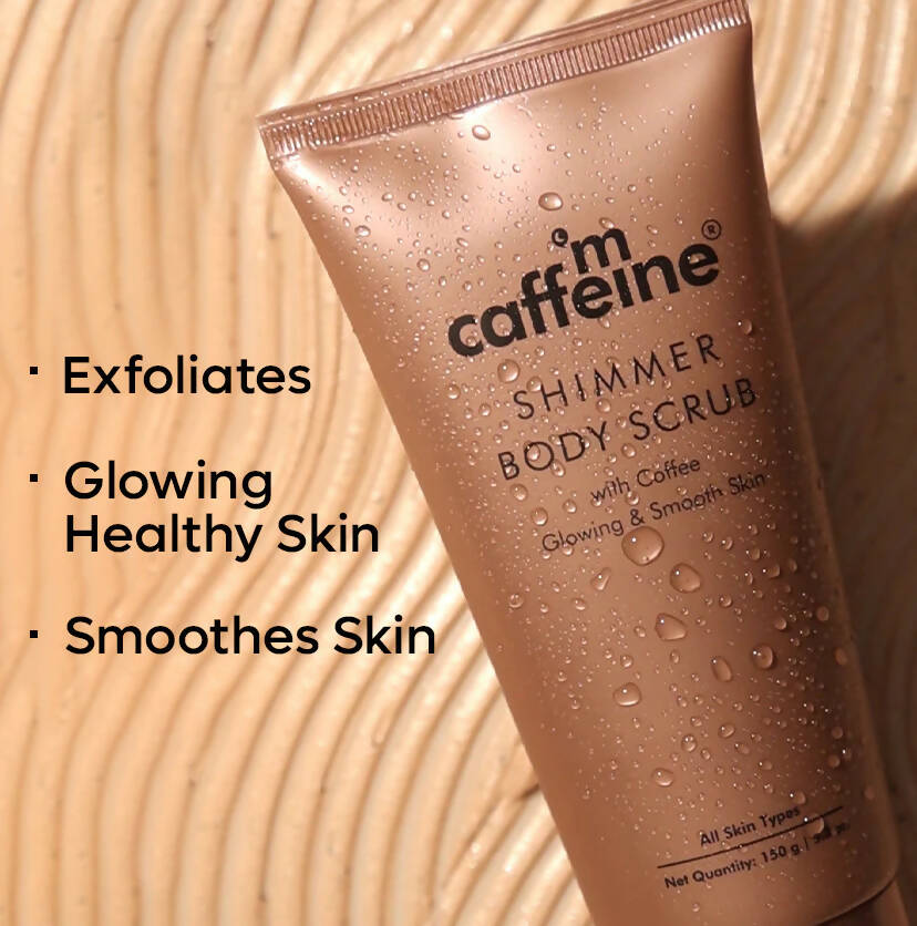 mCaffeine Shimmer Body Scrub with Coffee - Distacart