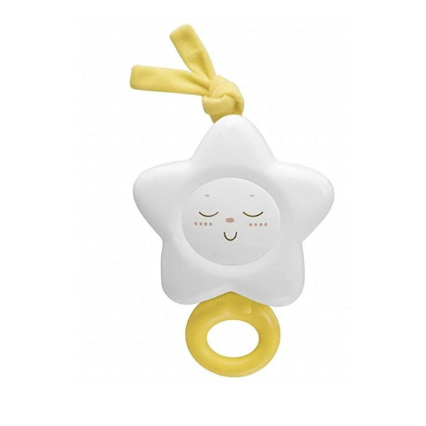 Braintastic Melodious White Star with Soft Rounded Shapes for New Born Babies - Distacart