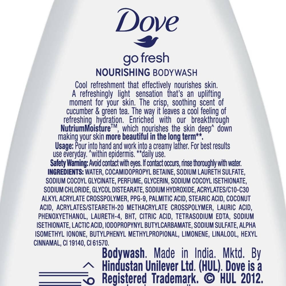 Dove Go Fresh Nourishing Body Wash 