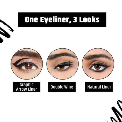 Insight Cosmetics Shiny Waterproof Eyeliner - Black - Distacart