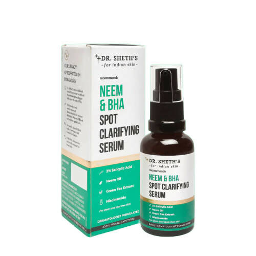 Dr. Sheth's Neem & BHA Spot Clarifying Serum - Distacart