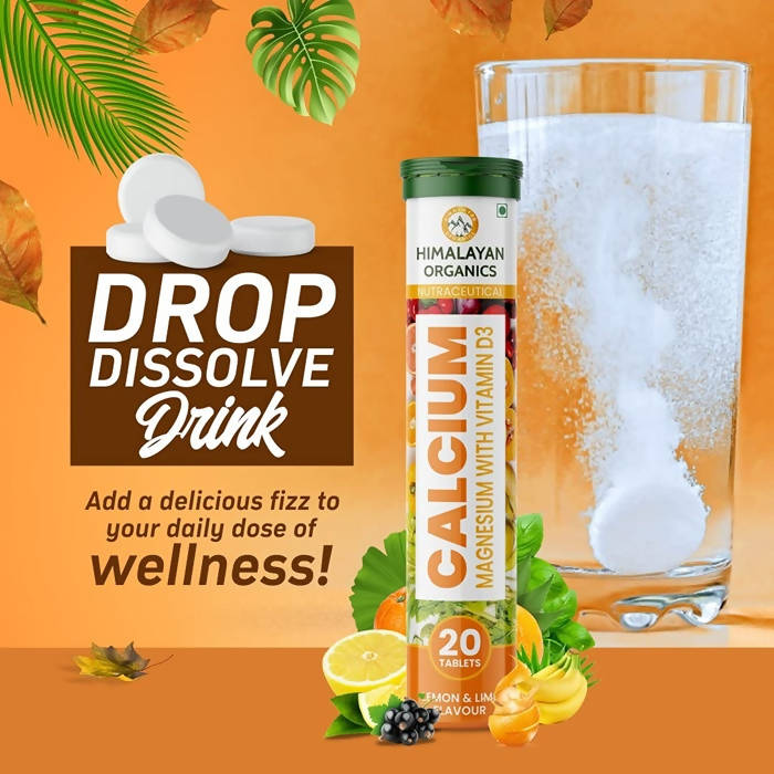 Himalayan Organics Calcium, Magnesium With Vitamin 