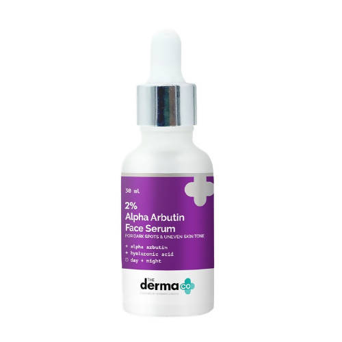 The Derma Co 2% Alpha Arbutin Face Serum For Dark Spots & Uneven Skin Tone