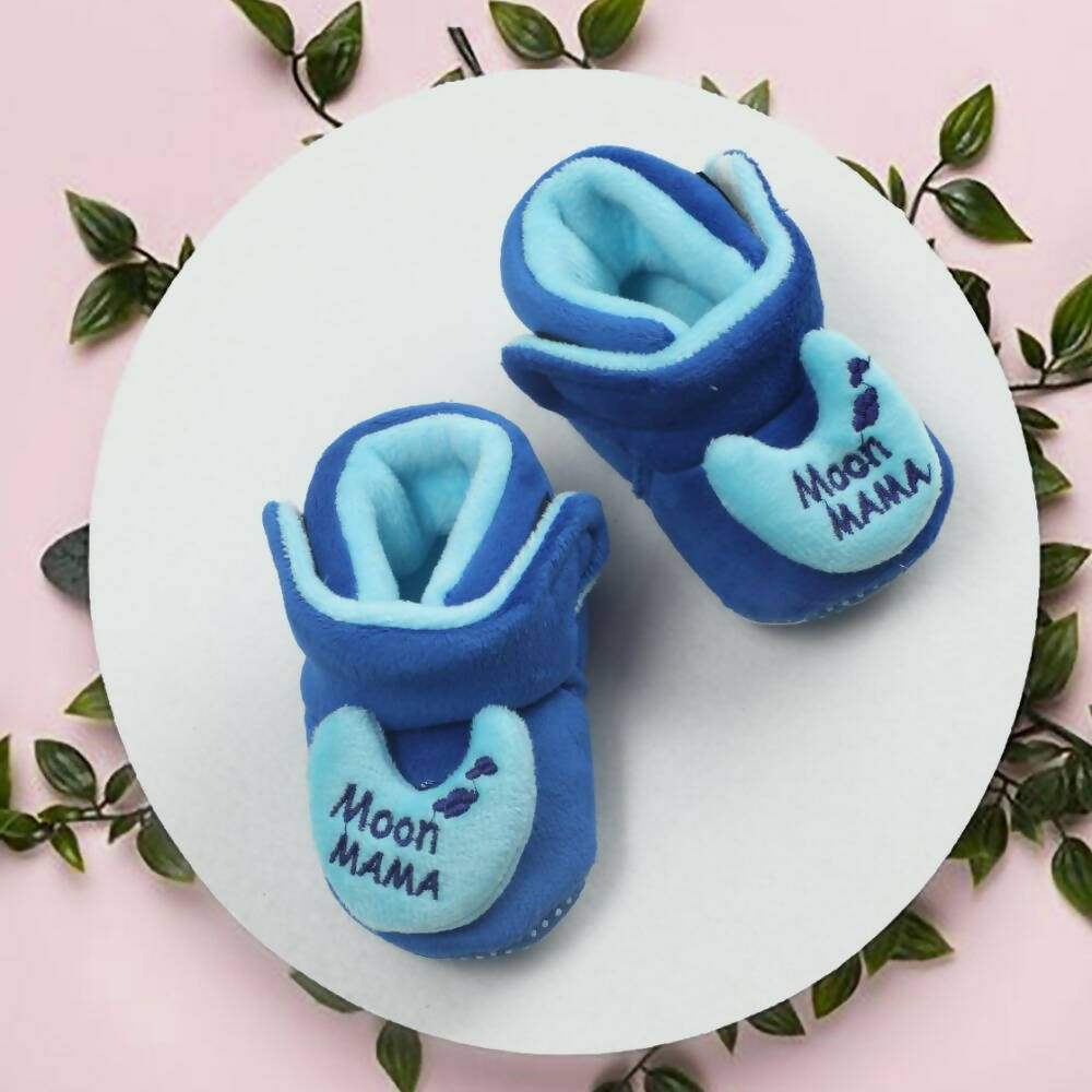 Tiny Bugs For Boys & Girls Baby Winter Booties - Blue - Distacart