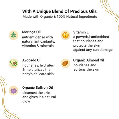BabyChakra Nourishing Baby Massage Oil - Distacart