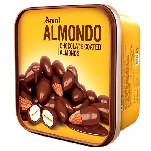 Amul Almondo Chocolate Coated Almonds