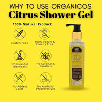 Thumbnail for Organicos Citrus Shower Gel - Distacart