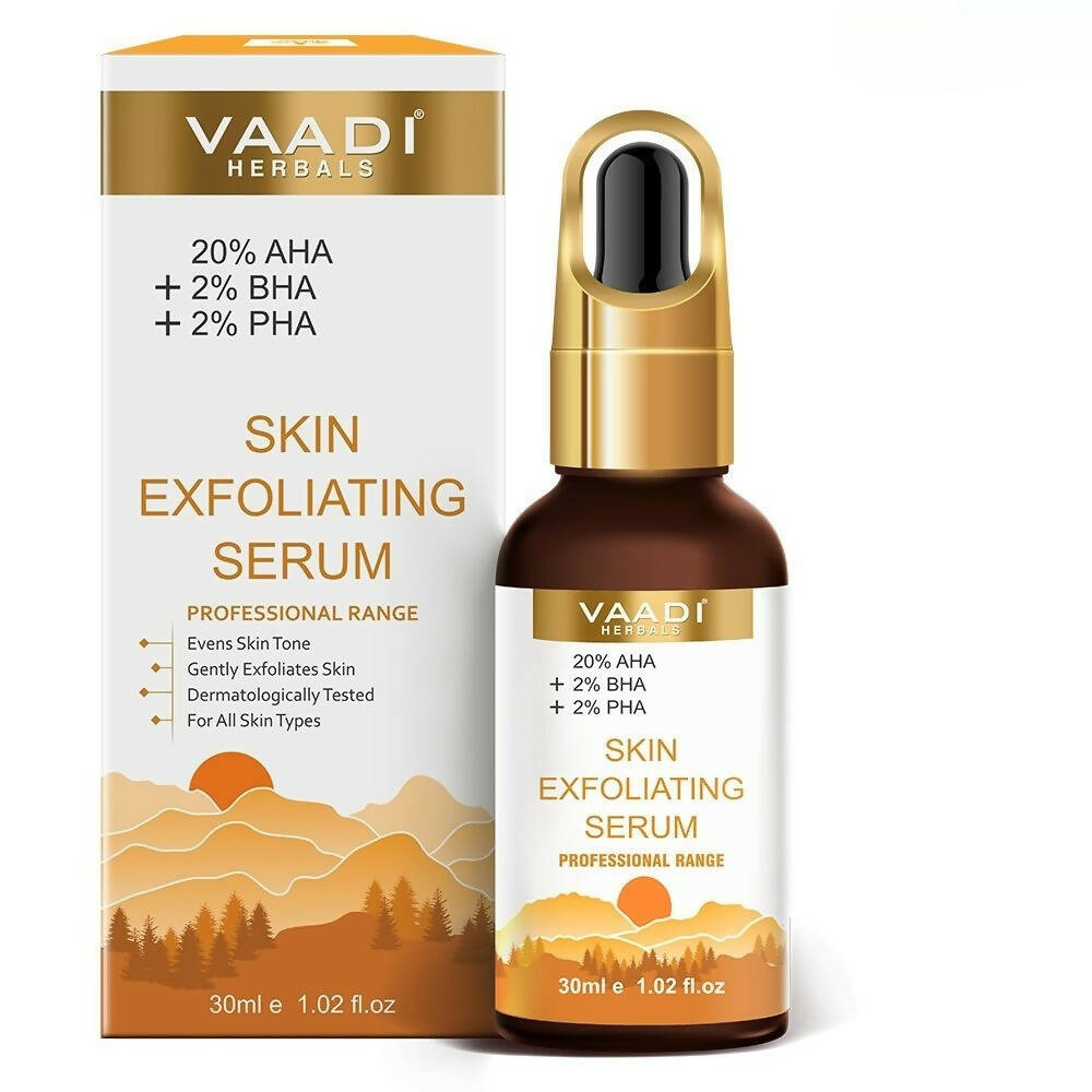 Vaadi Herbals Skin Exfoliating Serum With 20% AHA & 2% BHA & 2% PHA - Distacart