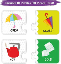 Thumbnail for Webby Opposites 2 Pieces Learning Pack Jigsaw Puzzle - Distacart