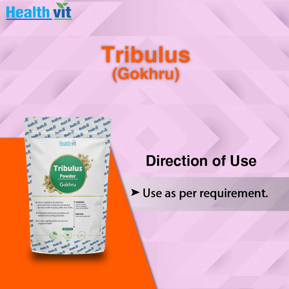 Healthvit Natural Tribulus Powder - Distacart